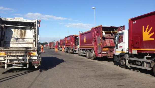 Immagine: Sì dell'Abruzzo ai rifiuti di Roma:  39mila tonnellate in 90 giorni