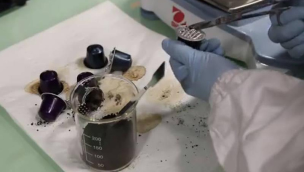 Immagine: Polvere di caffè delle vecchie cialde. I ricercatori di Bolzano scoprono un riutilizzo eco-sostenibile