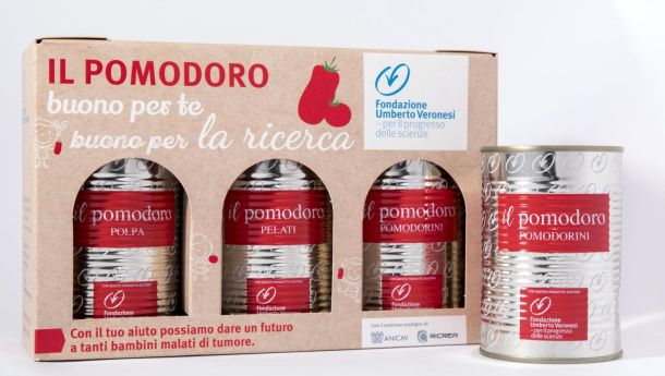 Immagine: “Il Pomodoro. Buono per te, buono per la ricerca”. Ricrea contribuisce alla ricerca scientifica della Fondazione Umberto Veronesi