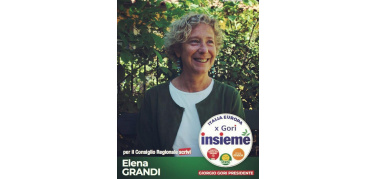 Elena Grandi, Candidata alle Elezioni Regionali come capolista a Milano e Città Metropolitana nella lista Insieme per Gori