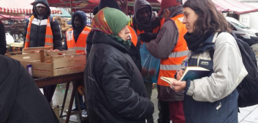 'Chi ha fame non si preoccupa della neve' né del voto