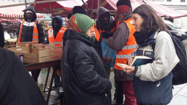 Immagine: 'Chi ha fame non si preoccupa della neve' né del voto