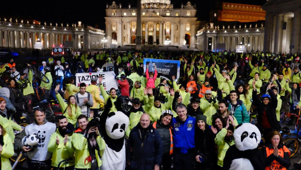 Immagine: Wwf: nuovo record per Earth Hour, ben 188 tra paesi e territori coinvolti