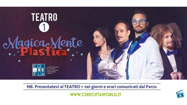 Immagine: Corepla torna a Cinecittà World con lo show Magicamente plastica