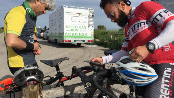 Immagine: Tutti a Padova per la conclusione di Keep Clean and Ride: 1000 chilometri in bici per salvare l'ambiente