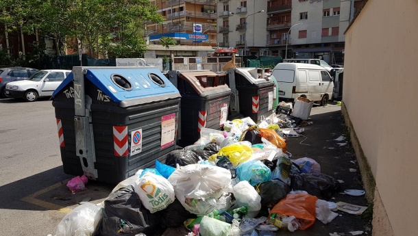 Immagine: Roma, nuova emergenza rifiuti. La presidente del I Municipio scrive all'assessora Montanari