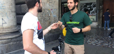 Lascia l'auto a casa: Greenpeace a Roma e in tutta Italia premia gli