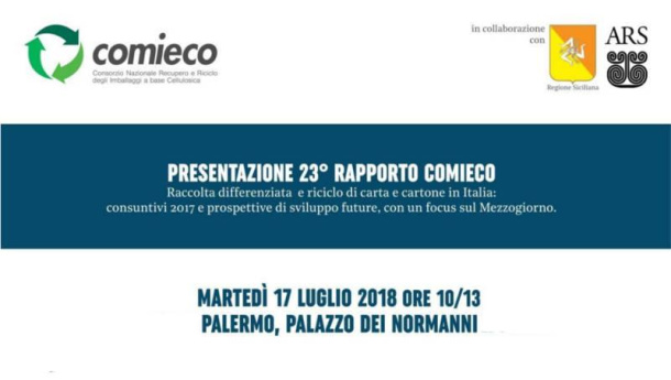 Immagine: A Palermo il 23° Rapporto Comieco Raccolta differenziata, riciclo e recupero di carta e cartone in Italia