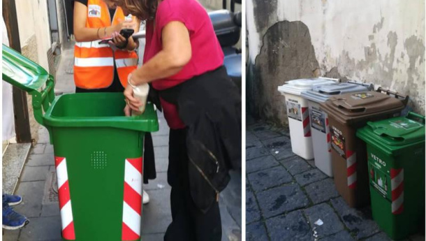 Immagine: Napoli, raccolta differenziata al 38%. Al via il porta a porta nel Rione Sanità per 4.300 famiglie