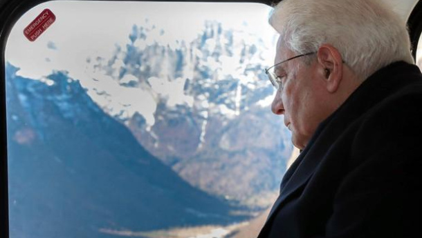 Immagine: Mattarella: 'Nessun evento straordinario, qui siamo sull'orlo di una crisi climatica globale'