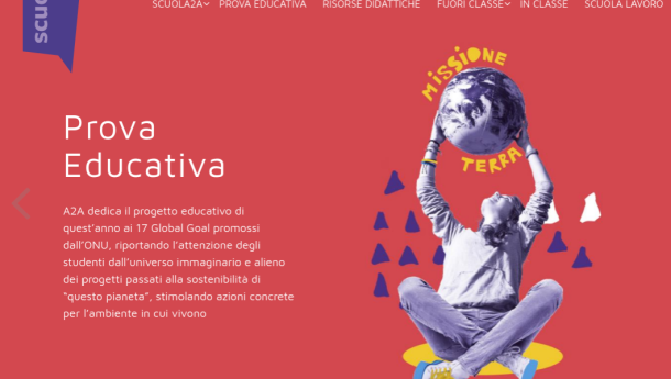 Immagine: Progetti educativi: A2A lancia il nuovo portale “scuola2a” e la web tv dedicata a studenti ed insegnanti