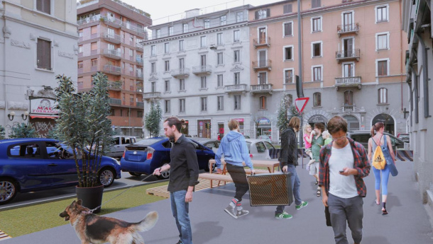 Immagine: Milano, al via #tréntaMI IN VERDE: la seconda sperimentazione di ZONA 30 prevista nella via Rovereto