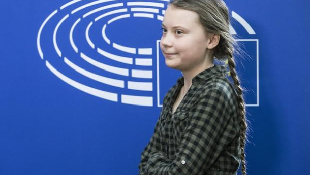 Immagine: Greta Thunberg al Parlamento Europeo: 'I giovani possono mettere pressione alle persone al potere'
