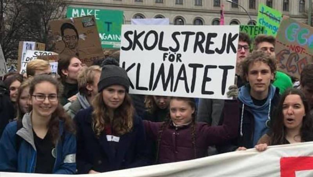 Immagine: Greta Thunberg al Senato. ‘Clima: il tempo cambia. È tempo di cambiare!’ | LIVE STREAMING