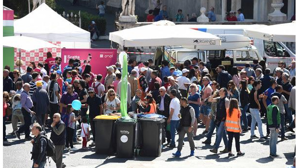 Immagine: Giro d'Italia 102: anche quest'anno Novamont partner sostenitore del progetto Ride Green