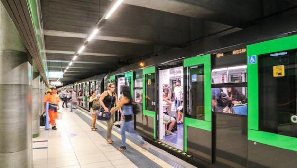 Immagine: Metro verde di Milano, modifiche alla linea per lavori di impermeabilizzazione della galleria
