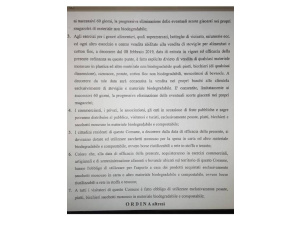 Sicilia, il Tar sospende l’ordinanza plastic free del Comune di Santa Flavia (Pa)