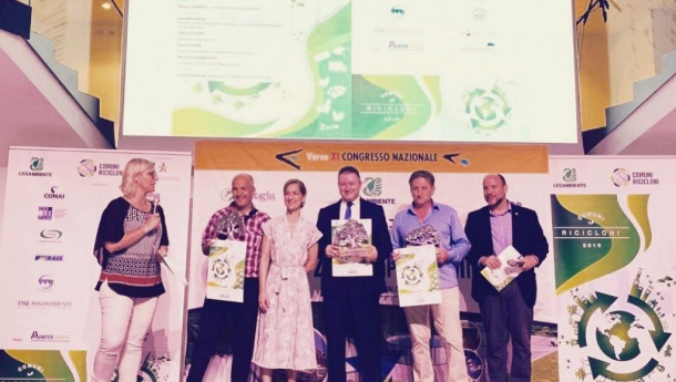 Immagine: Comuni Ricicloni 2019: i premi CiAl
