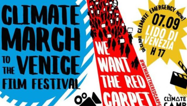 Immagine: Venezia, il 7 settembre la Climate March alla Mostra del Cinema: 'Marceremo verso il Red Carpet'