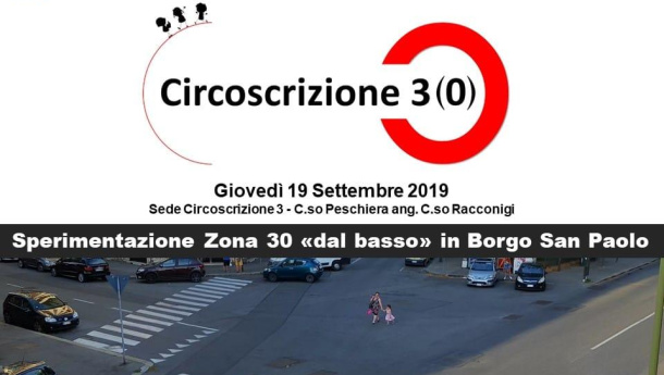 Immagine: Torino, pronta la sperimentazione di una Zona 30 “dal basso” nel quartiere San Paolo a cura di Bike Pride