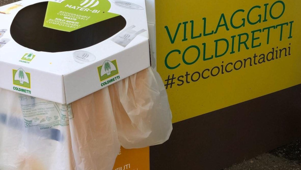 Immagine: Bologna: Villaggio Coldiretti a basso impatto con Novamont