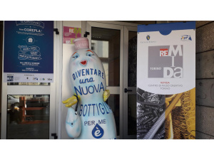 Riapre Remida, centro di riuso creativo di Torino, con l'installazione Casa Corepla