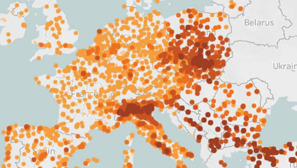 Immagine: Migliora la qualità dell’aria in Europa ma le città rimangono il punto debole. Il PM2,5 da solo è responsabile di 374 mila decessi nell'Ue