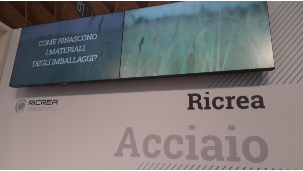 Immagine: Il Consorzio RICREA a Ecomondo 2019