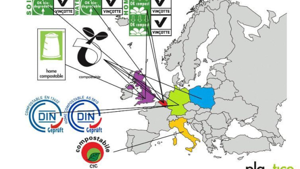 Immagine: Raccolta differenziata dell'umido. CIC: 'Usare solo materiali compostabili'