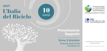 A Roma la decima edizione dell’Italia del riciclo 2019 | Il programma