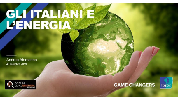 Immagine: Gli italiani e l'energia, al Forum QUALENERGIA i risultati del sondaggio Ipsos e il dibattito sul green new deal
