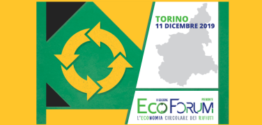 Ecoforum per l'Economia Circolare in Piemonte, l'11 dicembre a Torino
