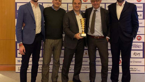 Immagine: Consorzio RICREA alla premiazione 'L’Italia che Comunica'