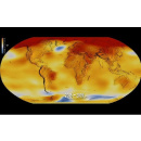 Immagine: Gli ultimi cinque anni i più caldi dal 1880: il time laps della Nasa | Video