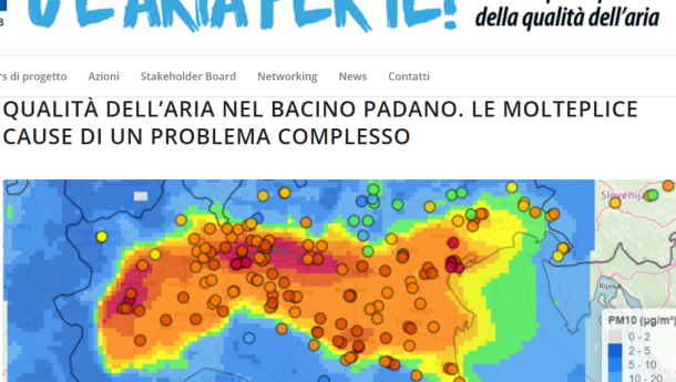 Immagine: Smog in Pianura Padana. Life PrepAir: 'Le molteplici cause di un problema complesso'