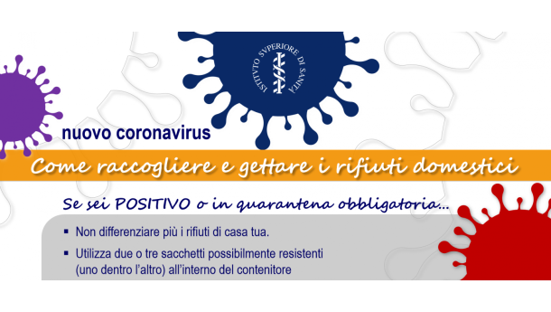 Immagine: Coronavirus e rifiuti: niente raccolta differenziata SOLO in caso di positività o quarantena obbligatoria