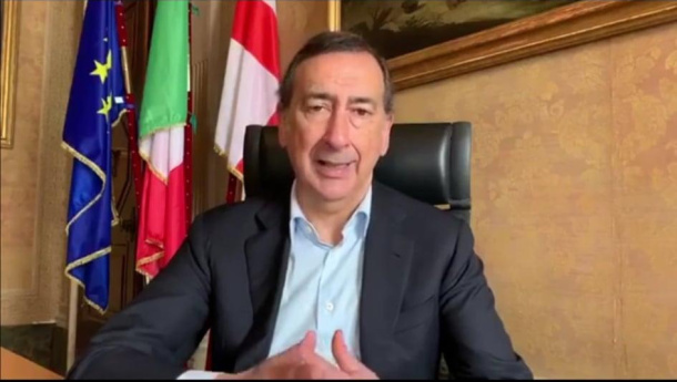 Immagine: Coronavirus, Sala: 'Chiudere il trasporto pubblico di Milano? Non facciamo demagogia'