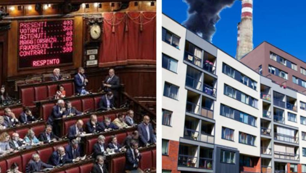 Immagine: Addio differenziata. Le Camere all'unanimità danno il via libera all'inceneritore condominiale: ‘Bruciare i rifiuti fa bene’
