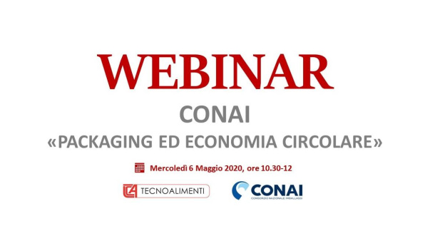 Immagine: CONAI, seconda edizione del webinar sulla sostenibilità del packaging