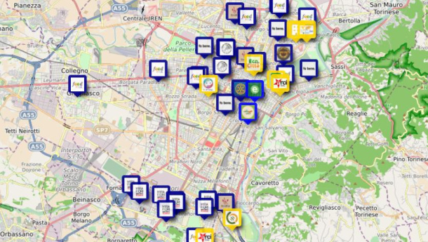 Immagine: Food Pride: la mappa delle azioni e i luoghi della lotta allo spreco di cibo a Torino