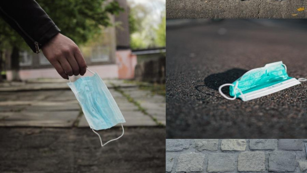 Immagine: Guanti e mascherine usati, anche Roma introduce le multe per chi li butta a terra