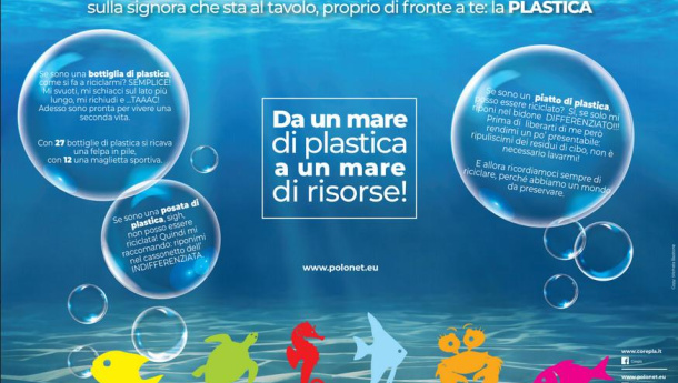 Immagine: Al via la campagna di comunicazione 'Da un mare di plastica a un mare di risorse'