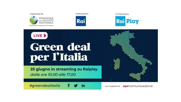 Immagine: Maratona Rai 'Green Deal per l' Italia', giovedì 25 giugno in diretta streaming