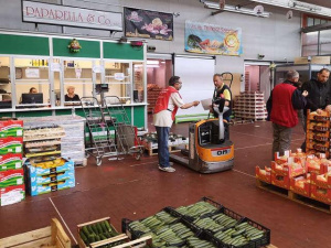 La Carovana Salvacibo all’Ortomercato di Milano. Obiettivo: ‘Portare quanto più cibo possibile a chi vive in situazioni di disagio’