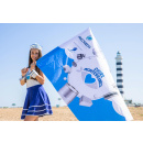 Immagine: 'Cuore mediterraneo' sulle spiagge italiane per ricordare che la raccolta differenziata non va mai in vacanza