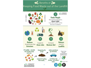 Il Vermont è il primo Stato al mondo a bandire lo spreco di cibo? No, ha solo reso obbligatoria la raccolta dei rifiuti organici