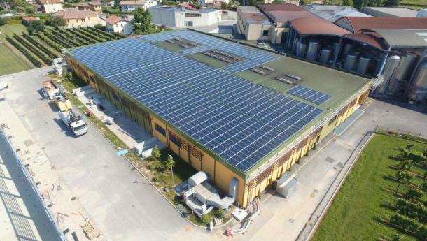 Immagine: Cantina Produttori di Valdobbiadene: un nuovo impianto fotovoltaico alimenta l'avveniristico polo logistico