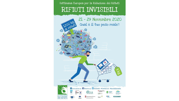 Immagine: Dal 21 al 29 novembre torna la Settimana Europea per la Riduzione dei Rifiuti: il tema di quest'anno è “rifiuti invisibili”