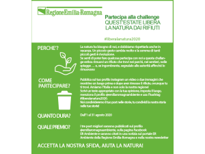 #liberalanatura2020 la sfida social del portale ER Ambiente ‘per diffondere buone azioni di sostenibilità’