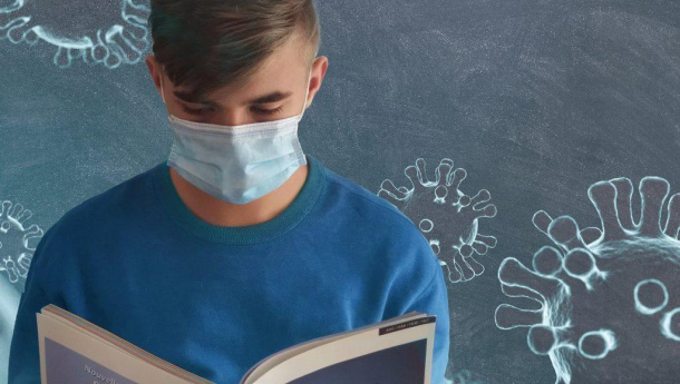 Immagine: Scuola, Coronavirus: obbligatorio usare le mascherine chirurgiche distribuite dall'Istituto